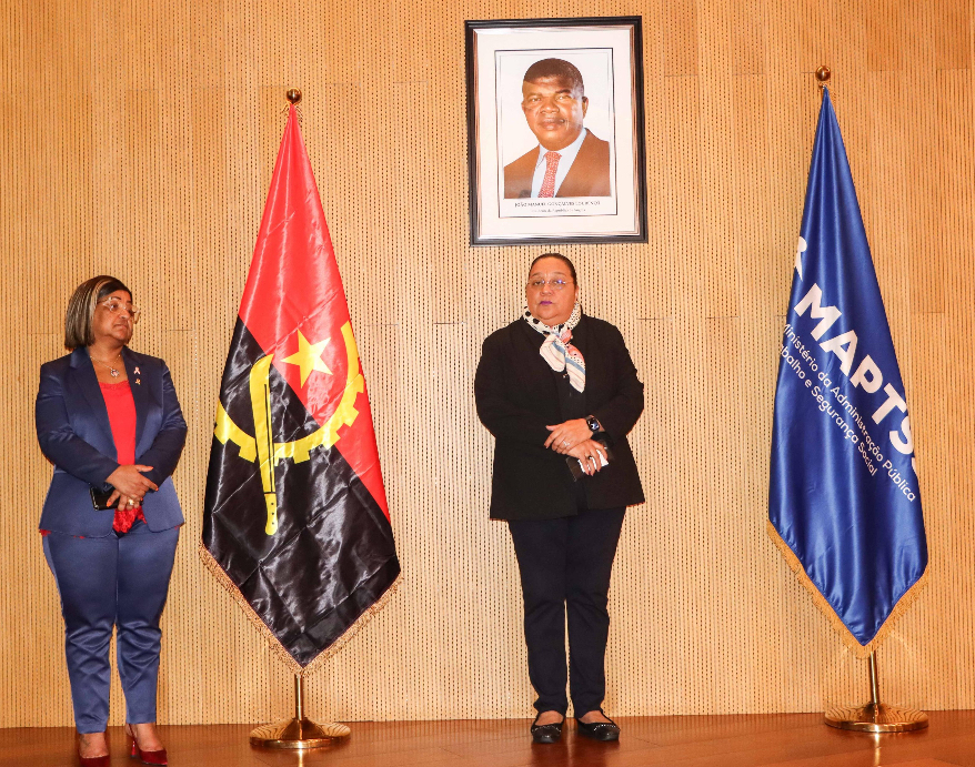 Ministra Teresa Dias confere posse aos novos responsáveis do  INQ, SIAC e IGT